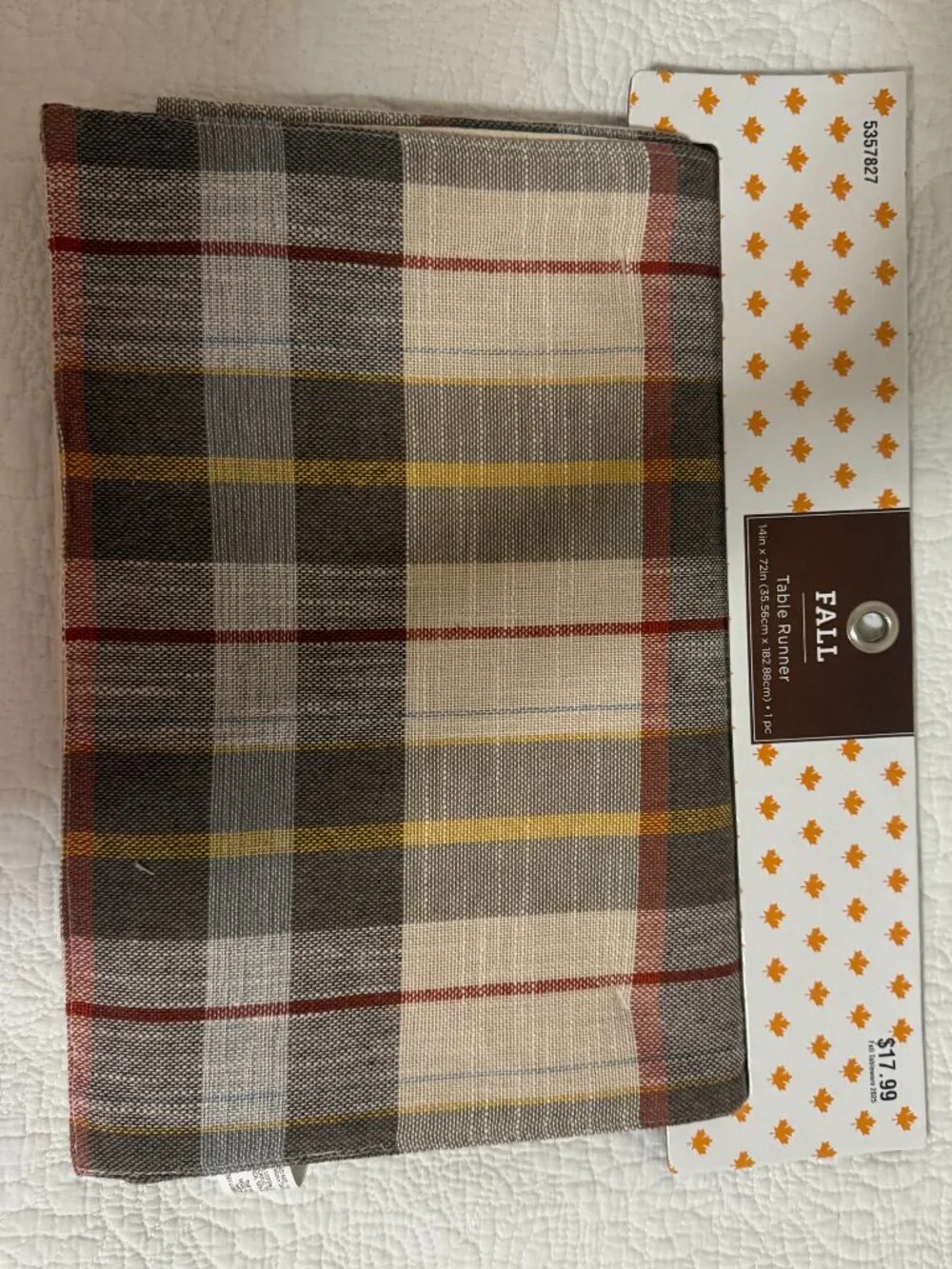 Fall Thanksgiving Table Decor Bundle Placemats Runner Towels Napkin Rings NWT